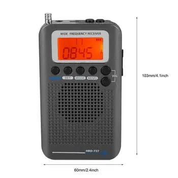 Avion Полнополосное VHF radio Prijenosni FM AM SW Radio VHF CB 30-223 25 do 28 Mhz Mhz Zrak 118-138 Mhz s dvostrukim sat