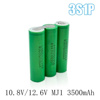 3S1P 4S1P 5S1P 6S1P 18650 punjiva baterija na red 18650 punjiva baterija za zavarivanje 3500 mah baterija baterija baterija baterija baterija od 10,8 v do 25,2 U elektroda odvijač