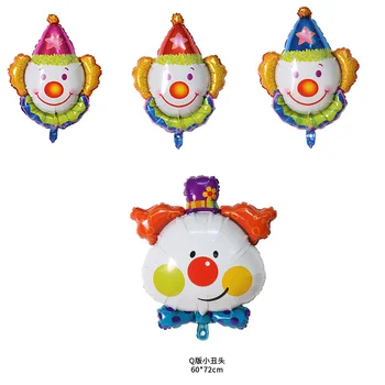 3pcs Klaun Folija Baloni Dječji Klasične Igračke na Napuhavanje Je Balona Rođendan Balon Baloni Događaj Ukras Zurke