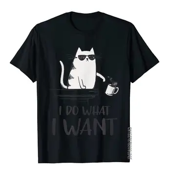 Radim Ono Što Želim, Zabavne Ljubitelji Mačaka Poklon Majice, Majice, majice i Majice Hip-Hop Pamuk 3D Stil Uske Muškarci