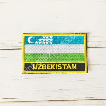 Nacionalna нашивка Uzbekistana sa нашивкой trg нашивка i pin na rever jedan set tkanina i pribor stražnji pojas
