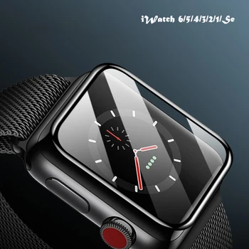 Meko Staklo za Appleov Watch serija 5 4 3 Se 6 iWatch 42 mm 38 mm 9D HD Kaljeni Folija za Apple watch zaslon Zaštitnik 44 mm 40 mm