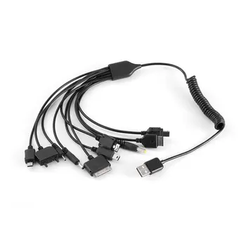 10 u 1 Univerzalni Prijenosni Jednostavan Višenamjenski Standardni USB kabel za punjenje, kompatibilno sa telefonima većinu brandova 64 g