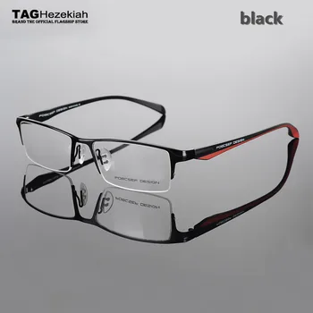 Ультралегкие poslovne naočale od čistog titana u okvirima za naočale, gospodo prozirne naočale, optički bodove u okvirima oculos de grau besplatna dostava