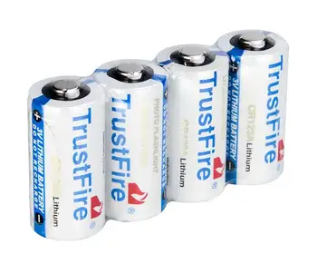 10 kom./lot TrustFire CR123A 3 1400 mah Jednokratna litij Baterija je Litij-ionske Ne punjive Baterije za Svjetiljke Kamere