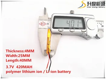 3.7 420 mah 402540 Litij-Polimer Li-ion li-ion Baterija Za Mp3 MP4 MP5 GPS Bluetooth mobilni