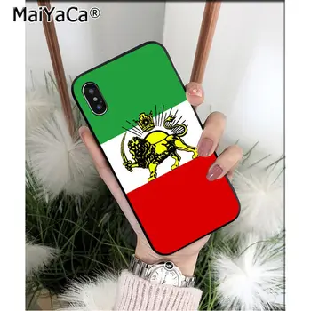 Zastava Irana Майяка TPU Mekana Silikonska Torbica za telefon iPhone 8 7 6 6S Plus 5 5S SE XR X XS MAX Coque Shell