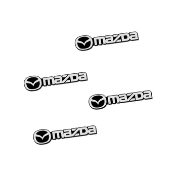 4kom auto audio ukrašavanje 3D Aluminijski Ikonu Simbol Naljepnica Za Mazda 2 Mazda 3 MS Za Mazda 6 CX-5 CX5 Pribor