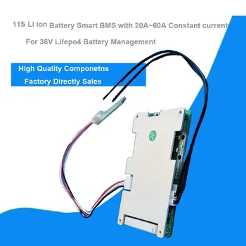 11S litij-ionska ili Lifepo4 Smart BMS sa strujom 20A 30A 40A ili 60A s mogućnošću povezivanja UART Bluetooth 46,2 U litij baterija tiskana pločica