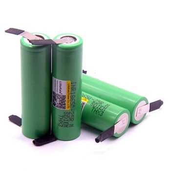 NOVI Liitokala Novi originalni baterija 18650 2500 mah INR1865025RM 3,6 U kategoriji 20A posebna baterija za napajanje + DIY никелевый list