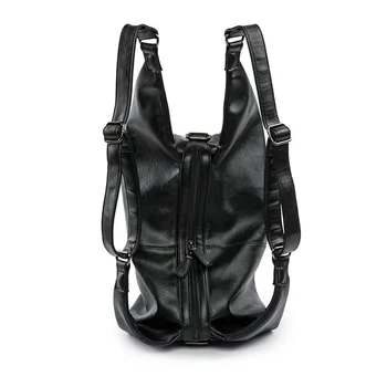 2020 Brand Vodootporan, Kožni ruksak za muškarce Jednostavan Dizajn Casual Muških Ruksak za prijenosno računalo Muške Casual školska torba Naprtnjače Mochila