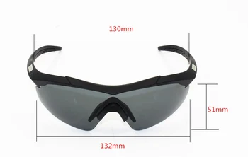 2020 3 objektiva debljine 2 mm Vojne sunčane naočale Sunčane Naočale Gospodo pancir Vojne Taktičke Naočale za gađanje Naočale