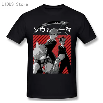 T-shirt Crtani Anime jede od Tuš Anime Lik Maka Албарн Smrt Beba Evan kratkih Rukava Svakodnevne Muška Majica t-shirts Majice
