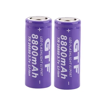 Novi 3,7 U 26650 Baterija 8800 mah li-ion Punjiva Baterija Za LED Svjetiljka Baklja Litij-ionska Baterija baterija baterija baterija baterija baterija