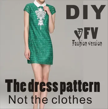 Odjeća DIY haljina Haljine Set Uzorak uzorak slika Ženske haljine Predložak za šivanje BSL-95