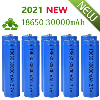 30000mAh 3.7 V Litij-ionska Baterija 18650 Li-ion Punjiva Baterija za led Svjetiljke/e-ormar za gadgete