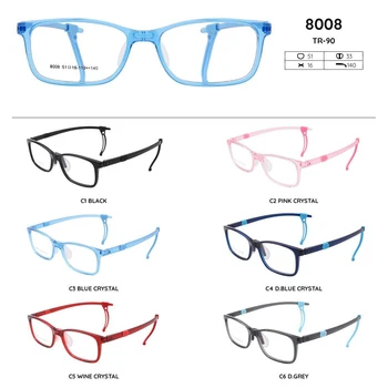 Kirka Dječje okvira za naočale TR90 Dječje naočale Plavo Svjetlo, Elektro Optičku okvir, Prozirna Filter za naočale za dječake i djevojčice, Уменьшающий