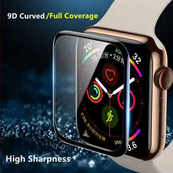 Meko staklo za Appleov Watch 6 5 4 se 44 mm 40 mm serija iWatch 3 42 mm 38 mm 9D HD (ne kaljeni) Film zaslon Zaštitnik Apple watch