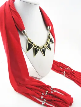 Najnoviji dizajn šal s кисточками omiljena ogrlica šal s privjescima ženske zimske dekoracije šal Besplatna dostava