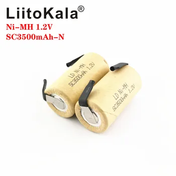 LiitoKala SC 3000 mah NI-MH 1,2 baterija baterija baterija baterija baterija visoka brzina pražnjenja 10 C 15 C za električne alate Baterija električni alat DIY nicke
