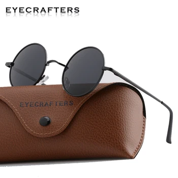 2020 Novi Brend Dizajner Klasične Polarizovana Okrugle Sunčane naočale Za muškarce Male Vintage Retro Naočale Za žene Za vožnju Metalne naočale