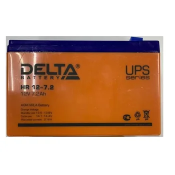 Baterija Delta HR 12-7,2 (12v 7,2 Ah), DHR12-7,2