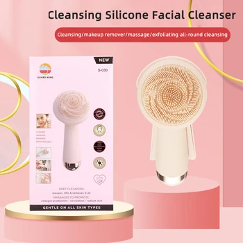 Za kućnu uporabu Električna Četka za čišćenje lica s USB Punjenja Ultrazvučno Vibracija Uređaj Za čišćenje Lica Maser Silikon Alati Za njegu kože