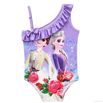 Disney Smrznuto Lutke Elsa Anna Novi Kupaći kostim Za djevojčice Dječji jednodijelni kupaći Kostim Lutka Crtani Djevojka Kupanje