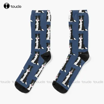 Graničarski Koli Čarape Bejzbol Čarape Muške Personalizirane Običaj Unisex za odrasle mlade Omladinski Čarape 360° Digitalni tisak Nova Moda