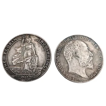 Zbirka prigodna kovanica velikoj Britaniji 1905 godine, Suvenir novčić, Vojnik je novčić, Starinski poklon za uređenje doma