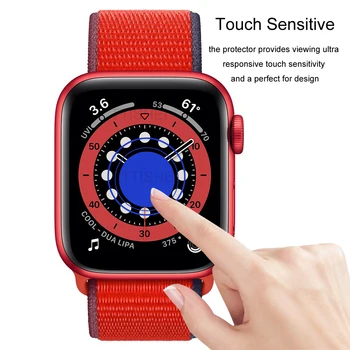 Za Apple watch 6 SE zaštitna folija za ekran 44 mm 40 mm Fleksibilna folija s maksimalnim obložena TPU za iwatch serije 5 4 Anti-balonu HD Prozirna folija