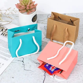 1pc Candy Boja lutkine Mali Shopping Bag Mini DIY Moderan Torba Model Pribor Za Lutke