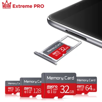 Memorijska kartica od 16 GB, 32 GB i 64 GB, 128 GB i 256 GB Микрокарта Klase 10, TF Kartica 8 16 32 GB Mini flash memorija SD/TF Kartica za telefon Besplatni adapter