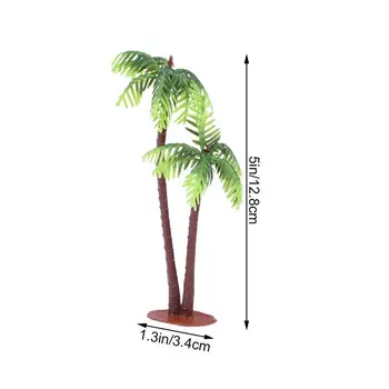 5 kom. Plastični Kokos palma Minijaturne Posude za Bonsai biljke Zanat Mikro Krajolik DIY Dekor