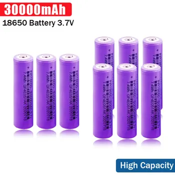 Baterija Visoke Kvalitete od 1 do 20 kom. od 30.000 mah 18650 3,7 U litij-ion Punjiva Baterija 18650 za VTC6 30A Baterija Igračke Alati za Svjetiljku