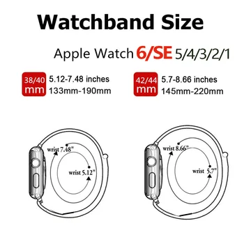 Najlon remen za Apple watch band 44 mm 40 mm 42 mm 38 mm 41 mm 45 mm 41 45 pametni sat narukvica sa omčom za remen narukvica iWatch 3 4 5 ji 6 7