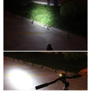 TMWT Snažan Lanterna Lanterna Q5 LED USB Baterija Baterija Svjetiljka za Bicikl