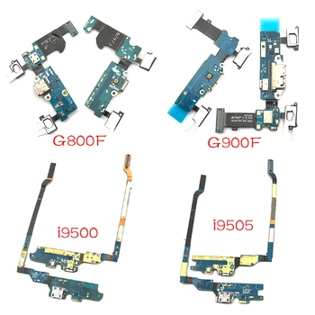 Naknada USB Port za Punjenje Za Samsung Galaxy S4 S5 mini i9500 i9505 i337 i9190 G900F G800F Priključak za Punjač priključne stanice Fleksibilan Kabel