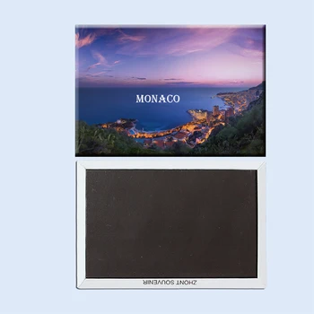 Monako primorski raj iz ptičje perspektive 22892 Magnete na hladnjak za putovanja
