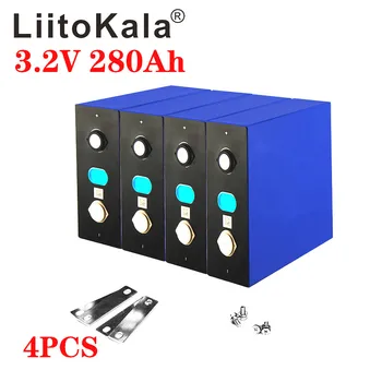 4kom LiitoKala 3.2 U 105Ah 200Ah 280ah 310Ah 320ah LiFePO4 baterija 12 v litij-željezo фосфатная baterija Može učiniti лодочный akumulatora