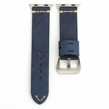 Starinski Kožni Remen za Apple Watch Band 44/40 mm 42/38 mm Smeđa/Crna Klasični Narukvica na zglob za iWatch Serije SE 6 5 4 3 2