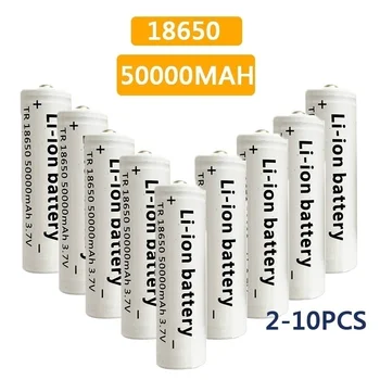 18650 Litij Baterija 3,7 Volt 50000mah BRC 18650 Punjiva Baterija je Litij-ionska litij Baterije Za Baklje Power Bank