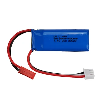 Ažuriranje 7.4 600 mah 601844 Lipo Baterije USB punjač za WLtoys K969 K979 K989 K999 P929 P939 RC Dijelovi za 2 automobila S 7.4 Baterija U