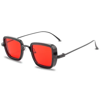 Trg Sunčane naočale u Steampunk stilu Klasične gotičke Muške, ženske dizajnerske Marke trg rimless boji leće Sunčane naočale