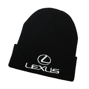 Unisex Nove jesensko-zimske pletene kape za muškarce i žene za automobil Lexus Pismo Logo Vez Pamučne kapice Jesen kapa Svakodnevne kape