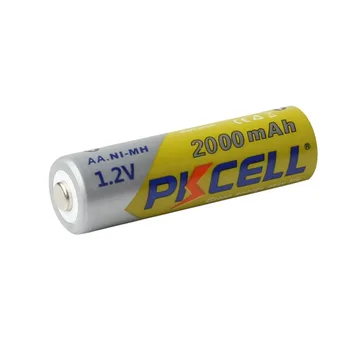 12 kom. PKCELL AA baterija NI-MH punjive baterije 2A Bateria Baterias NI-MH punjive baterije 2000 mah 1,2 AA baterija