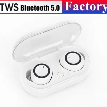 Y50 Bluetooth 5,0 TWS bežične slušalice stereo gaming slušalice punjač torbica smart-slušalice s redukcijom šuma smartphone