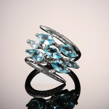 Huitan Sjajna Ženske Midi-Prsten Geometrijskih oblika Graciozan Vjenčanja Vjenčani Prsten za prste Univerzalni Ženski Modni nakit Vruće