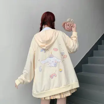 Slatko narančasta majica Ženska ulica odjeća Harajuku Zabavne gotički veste Ženski Anime tinejdžerske pulover Prevelike majice Vintage majica
