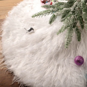 Suknja s Božićnog stabla suknja od samta sa Božićnog stabla Duge kose Suknja s Božićnog stabla Osnova Presvlake za jastuke Božićni ukras